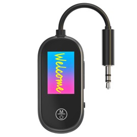 Bluetooth 5.4 Transmitter Receiver, 2-in-1 Adapter with Display