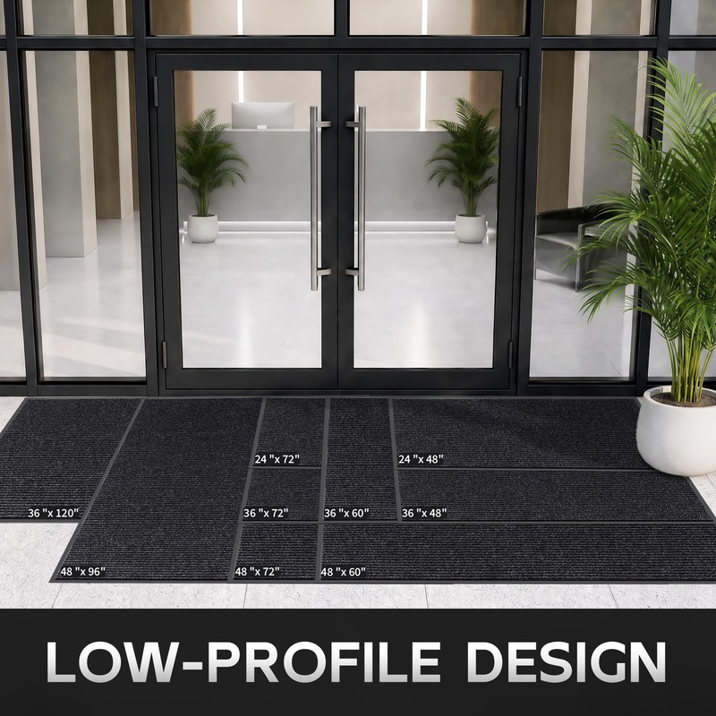 Cybstrax Heavy Duty Commercial Floor Mat 3'x10', Extra Large Waterproof