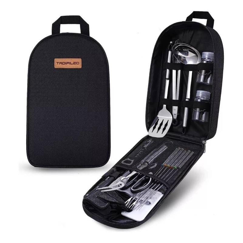 trdipileo Juego De Utensilios De Cocina De Campamento 20 Pzs