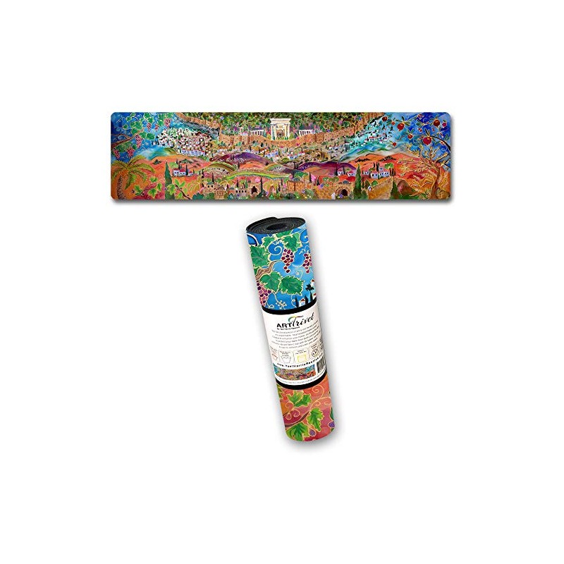 Jerusalem ArtTrivet Heat-Resistant Table Runner and Trivet - Fabric top
