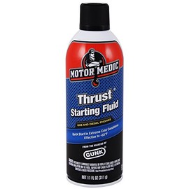 Niteo Products Motor Medic M3815-12PK Thrust Starting Fluid for Gas & Diesel Engines - 11 oz., (Case of 12)