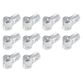 NMI Fence - 1 5/8" x 1 3/8" End Rail Clamp (LRC, Gate T) for Chain Link Fences - Set of Ten