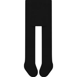 L&K-II Pack of 1 Children's Girls Boys Tights Knitted Cotton Plain 2765, 1er-2765BL