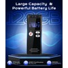 128GB Digital Voice Recorder - 1536kbps Dictaphone Digital Voice Activated