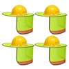 4 Pack Full Brim Mesh Hard Hat Sun Shade Reflective