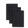 3 Odor Control Activated Carbon Charcoal Cut-to-fit Replacement Filter Pad