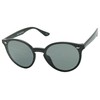 ShadyVEU Oversized Round Cat Eye Sunglasses P3 Keyhole Bridge Retro