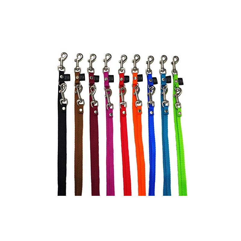 elropet Dog Lead, Small Dogs, Lightweight Mini Double Lead, 3/4/5