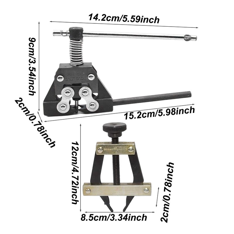 Roller Chain Breaker Tool - Roller Chain Breaker Holder Puller,Chains