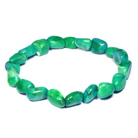 Gemini Birthstone Bracelet - Chrysocolla Howlite