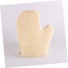 Uds Guantes Ducha Exfoliantes Zacate Sisal Natural Limpieza Profunda Masaje