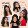 Rafabcici 18" Curly Drawstring Ponytail Extension for Black Women -