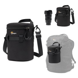 Lowepro ProTactic LCS 12 x 24 III Camera Lens Case, Camera Lens Pouch Bag, fits 70-200 mm F/2.8 (with Hood), for DSLR, Mirrorless Cameras, Vol-2.5L Dim: 24 x 12 x 12 cm, Camera Bag for