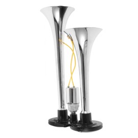 Alipis Car Air Horn Electric Horn Trumpet for Trucks and Boats Easy Installation Durable Design for Loud Sound Output Attention Grabbing Automotive Accessory