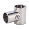 90° T Tee Tube Pipe Connector 1in/25.4mm ID Separable Stainless