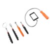5Pcs Telescoping Magnetic Pickup Tool 360° Rotation Shock Resistant LED
