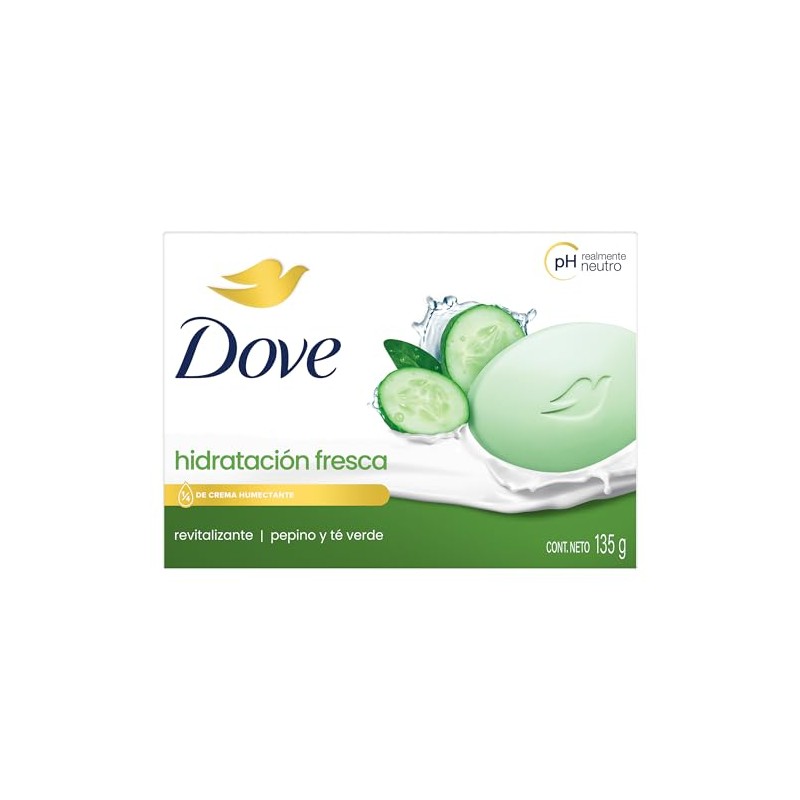 Jabón Dove Go Fresh Pepino y Té Verde 135 g