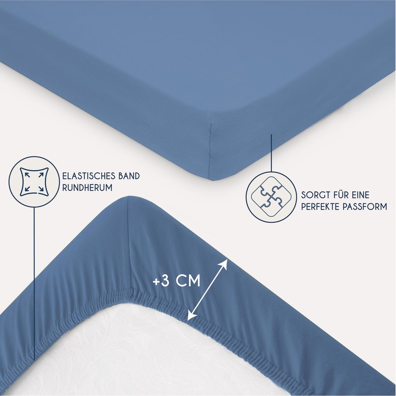 Dreamzie Elasticated Cotton Fitted Sheet