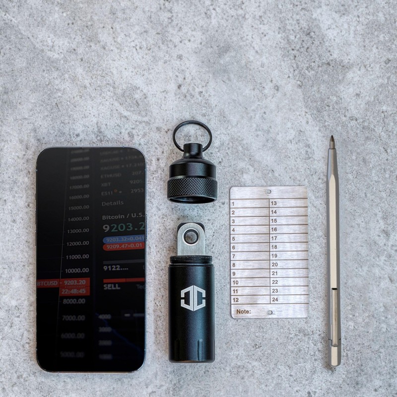 Crypto Case - Aluminum Waterproof Case for Ledger Nano X,