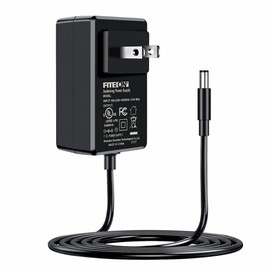 FITE ON 9V Power Adapter Charger Compatible with Crosley CR8005A CR8005A-BK CR8005A-BL CR8005A-GR CR8005A-OR CR8005A-PI Crosley Cruiser II Portable Turntable Record Player Power Cord UL Listed