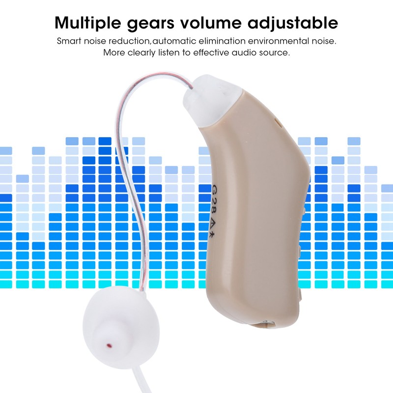 100‑240V G‑28C Rechargable Hearing Aid Ear Sound Amplifier Assist Wireless