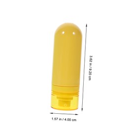 Baluue 2pcs Refillable Travel Toiletry Bottles Portable Lotion Dispenser for Shampoo Conditioner Sunscreen More Compact Containers for Skin