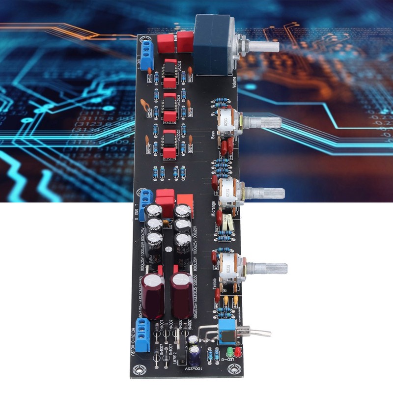 Tone Board Luxury Preamplifier Black Control Module Industrial Accessories A8