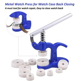 Longruner Watch Repair Tool Kit, Professional Portable Watch Tools Back Opener Sets Watch Replacement Tool Kit, Watches Link Remover Kit Set with Bag