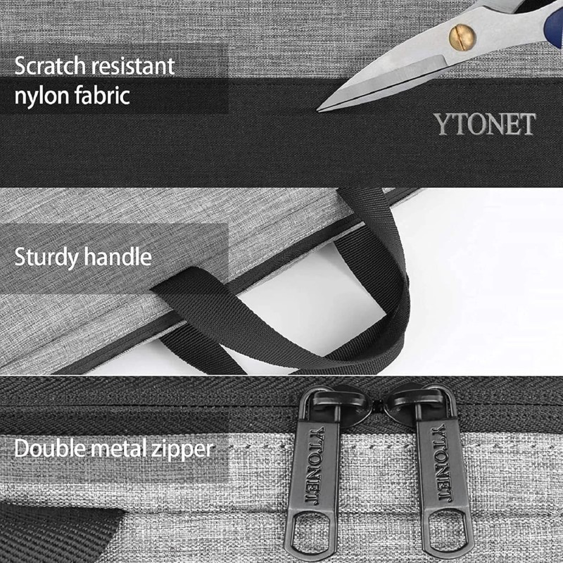 Ytonet Laptop Case, 15.6 inch TSA Laptop Sleeve Computer Bag