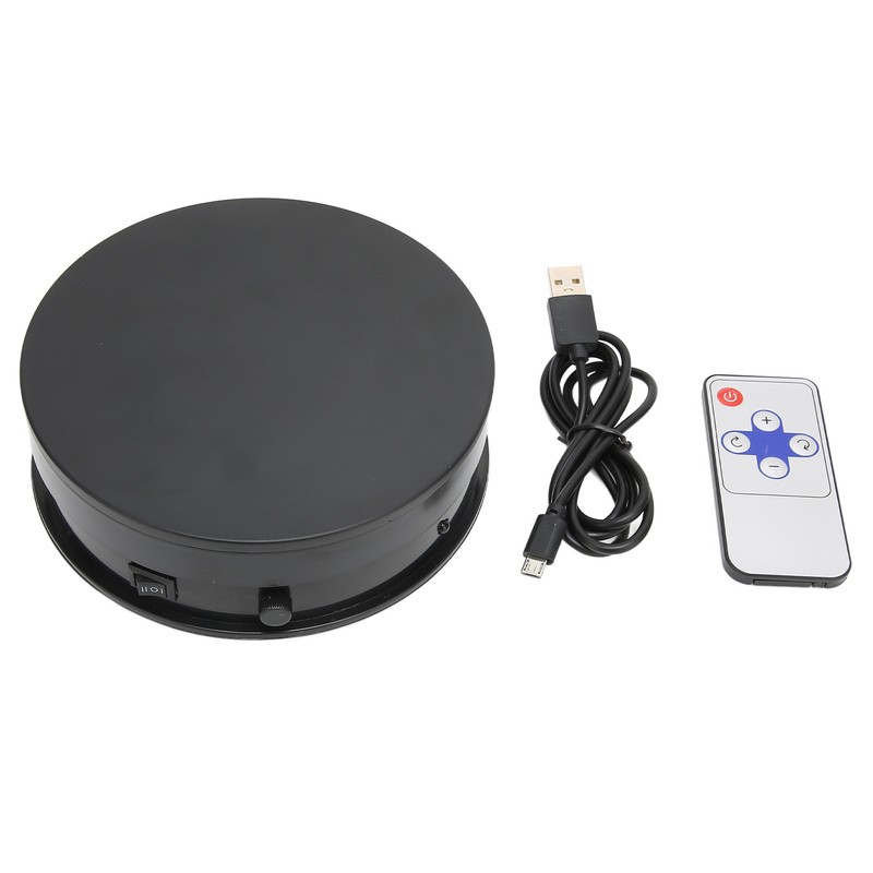 Rotating Display Stand 360° Motorized 5.9in Diameter 6.6lb Load Adjustable