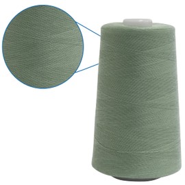 AERZETIX - C72767 - Sewing Thread Cone 120 (40/2) 4000 m - Made of Polyester - Manufacture, Haberdashery, Yarn, Cord, Sewing, Clothing, Thread - Colour Grey - Green - Pastel