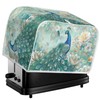 Xoenoiee Peacock Butterfly Peony Floral Print Toaster Covers Bread Maker