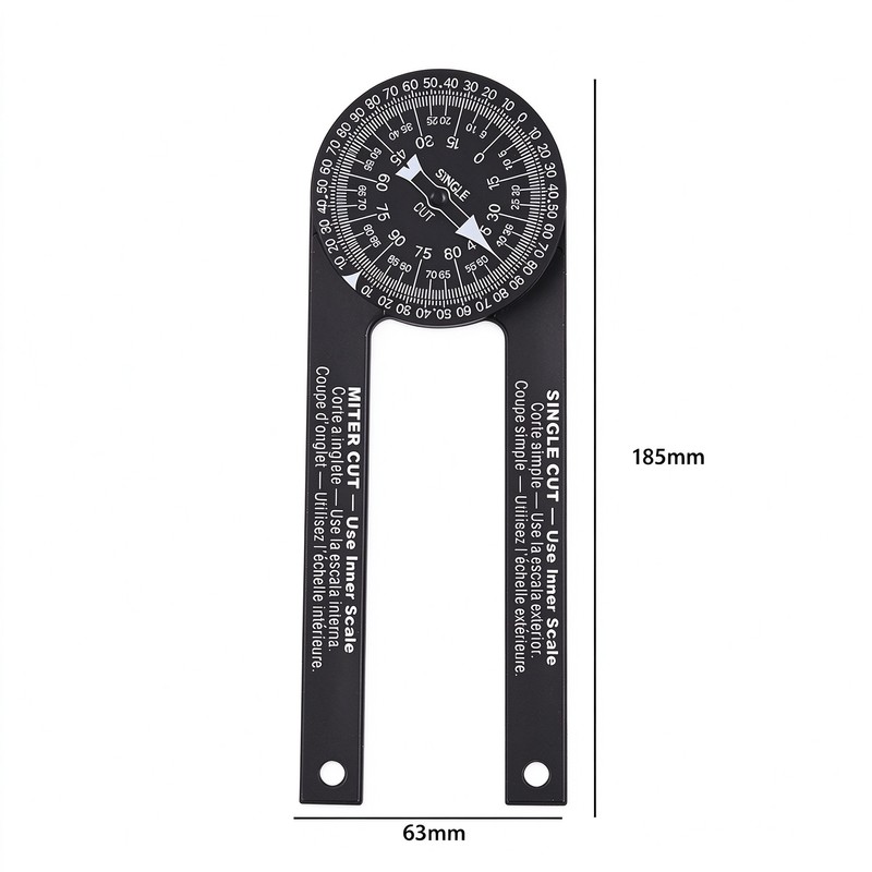 Miter Saw Protractor for Woodworking – High Precision Angle Finder