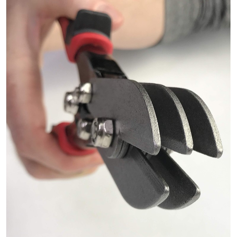 Gino Development 02-0105 TruePower 5-Blade Hand Crimper HVAC Ductwork Tool,