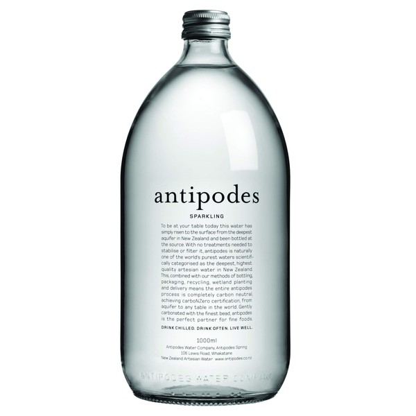 Antipodes - Sparkling Water - 33.8 oz (1 Liter) (6 Glass Bottles)
