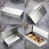Smoker Box for Gas Grill, Stainless Steel Smoke Box for
