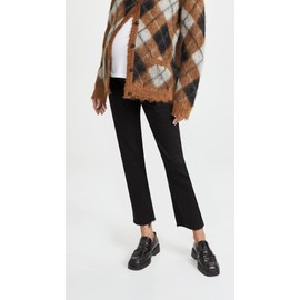 DL1961 Women's Patti Straight Maternity Ankle Jeans, Black, 23