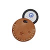 Voodoo Cats Quick Pay Coin Shaped Case, Leather, Cowhide Leather,