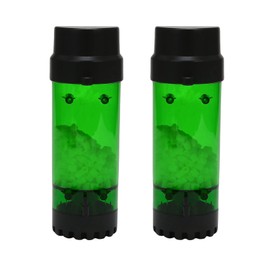 2X Aquarium Fish Tank Fluidized Moving Bed Filter Bubble Media Filter with Air Stone and Sponge Filter LH-600