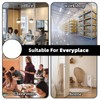 Flexible Rubber Door Stopper Wedge - Stackable Furniture Leveling Shims
