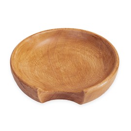 Folkulture Acacia Wood Spoon Rest for Stove Top, Kitchen Counter, Countertop, Boho, Farmhouse (4.7 Inches - Natural)