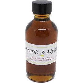 Frankincense & Myrrh Scented Body Oil Fragrance [Regular Cap - Brown - 2 oz.] - ID#5055