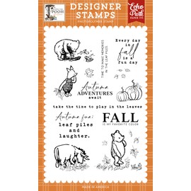 Echo Park Paper Winnie The Pooh Autumn Adventures Await Stamp Set, Multi