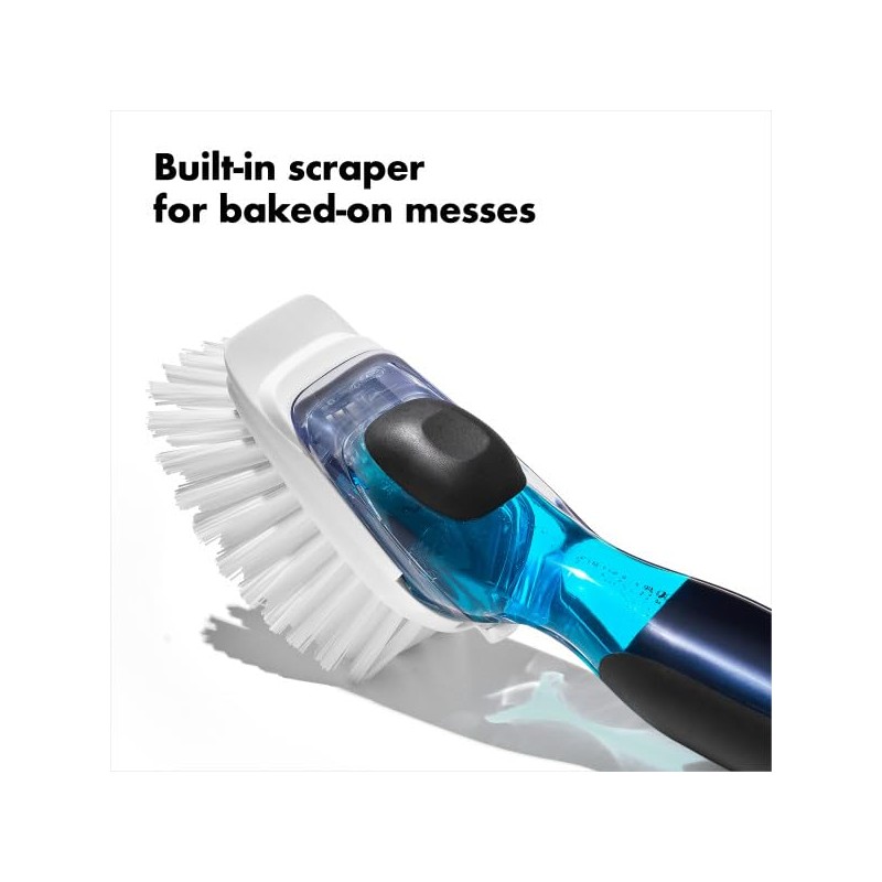 OXO Good Grips Soap Dispensing Dish Scrub Brush, Cleaning Brush