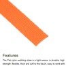 sourcing map Flat Nylon Webbing Strap 3/8 Inch 10 Yards