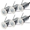CNBRIGHTER LED In-Ground Well Light,Mini 15° Narrow Beam Angle Spotlight,1W