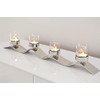 Fink EZ-WAVE/Teelichhalter,4-flam,vern./L.54 cm