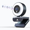VITADE 960A Pro Webcam with Light, Streaming Cam with Microphone,