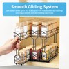 BOIVSHI Pull Out Spice Rack - Heavy Duty Vertical Spice