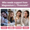 Magnesium L-Threonate Supplement Gummies, Magnesium Bisglycinate Gummies, Restful Sleep &